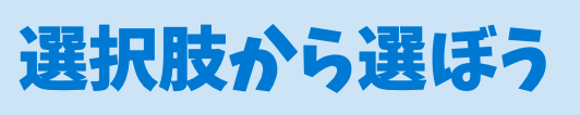 選択肢から選ぶ